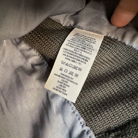 FREE PEOPLE Faux Leather Jacket In Steel Grey size 8 - Picture 7 of 13